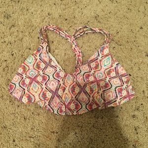 Patterned Swimsuit Top